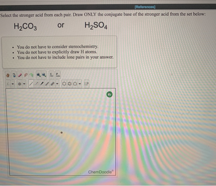 Solved References] Select The Stronger Acid From Each Pair. | Chegg.com