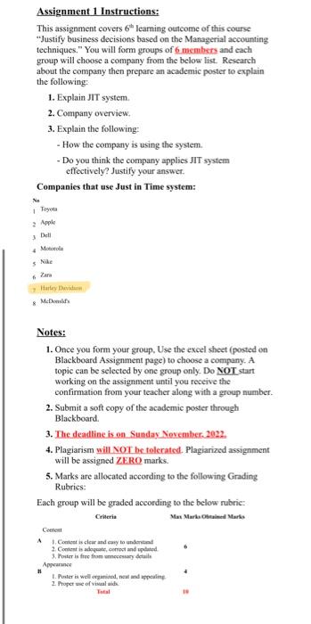 Solved Assignment 1 Instructions: This assignment covers 6t | Chegg.com