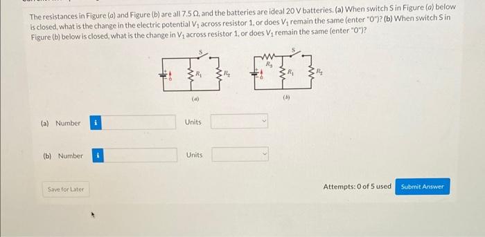 Solved The resistances in Figure a and Figure b are all