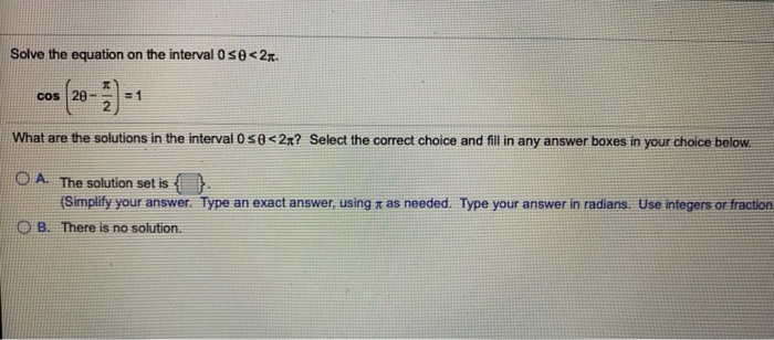 Solved Solve the equation on the interval 0 50