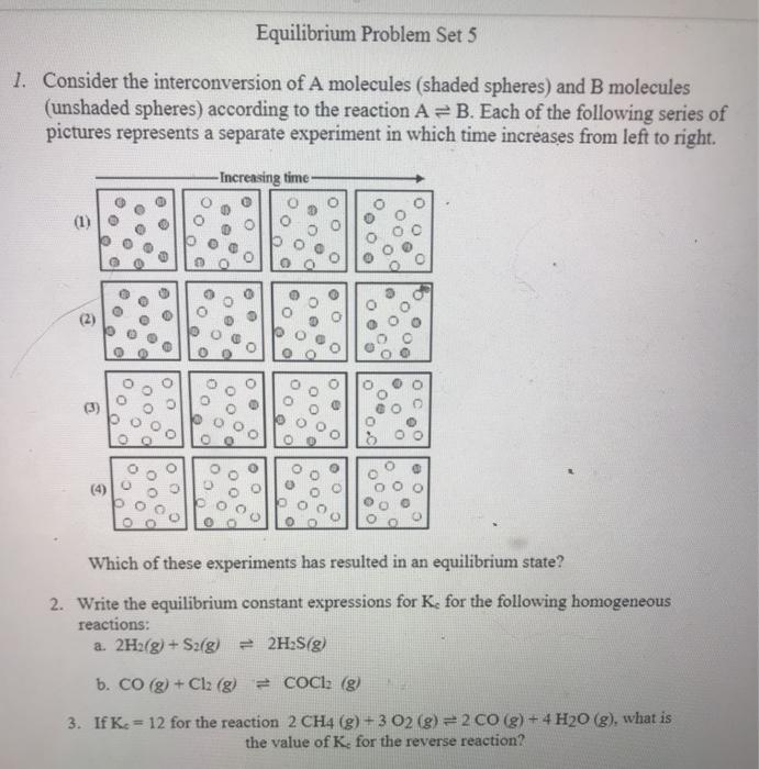 Solved Equilibrium Problem Set 5 1. Consider the | Chegg.com