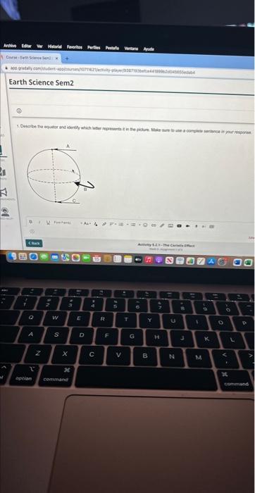 Solved Earth Science Sem2 (1). Ceara * (i) If B | Chegg.com