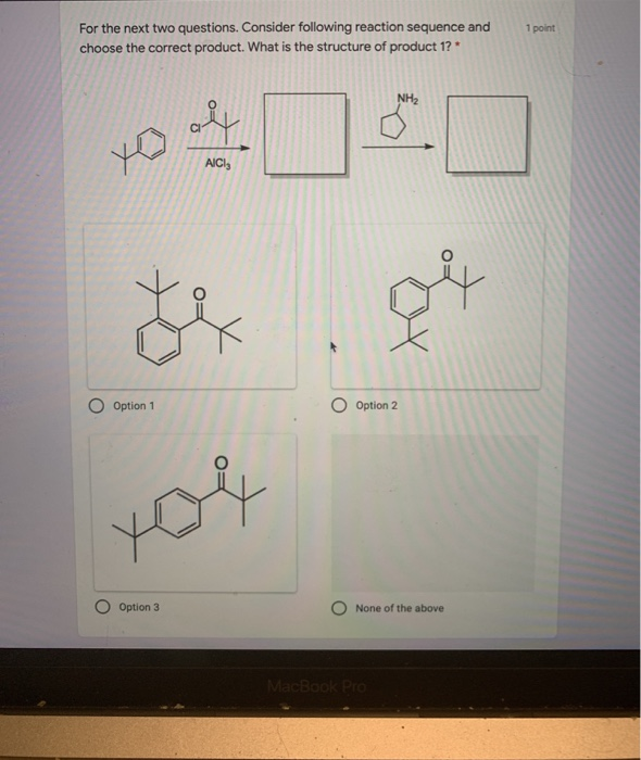 Solved 1 point For the next two questions. Consider | Chegg.com