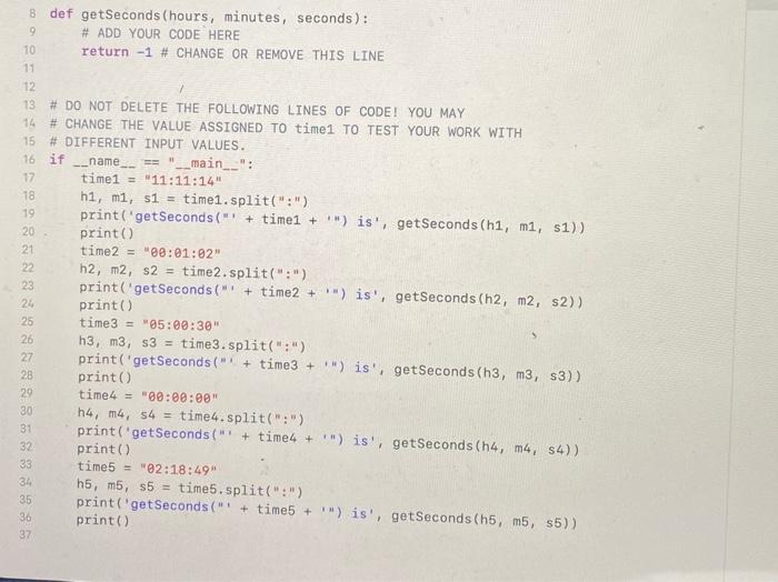 Solved Problem 3: Time Conversions The file | Chegg.com