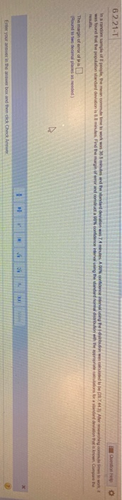 Solved 6221-T Question Hop In a random sample of people, the | Chegg.com