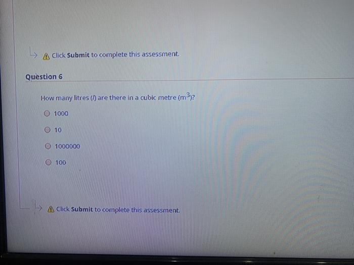 Solved A Click Submit To Complete This Assessment Question 6 Chegg Com