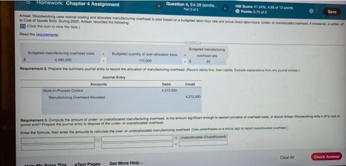 Solved = Homework: Chapter 4 Assignment Question 4, E4-28 | Chegg.com
