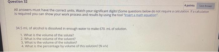 Solved Question 32 4 points Save Answer All answers must | Chegg.com