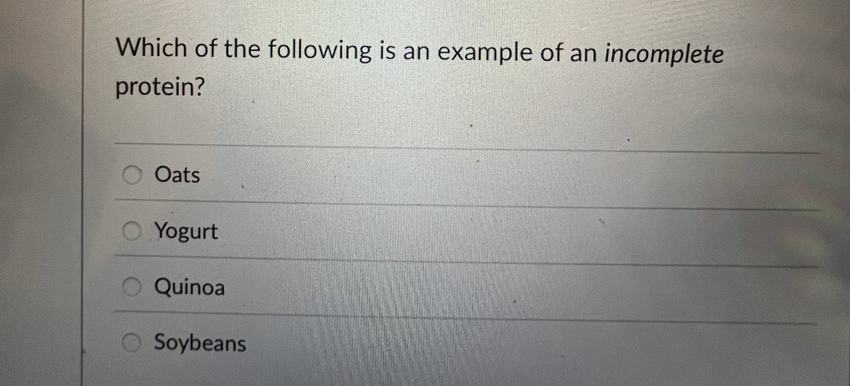 High Quality SOLUTION Which of the following is an example of an ...