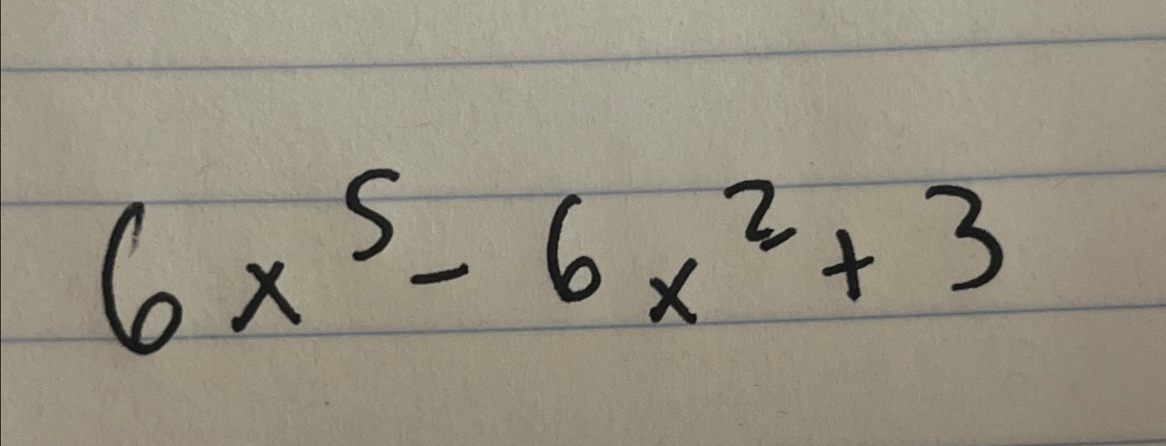 derivative of 5x 2 6