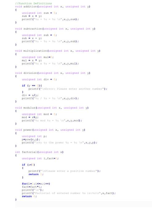 Solved Assignment 1 A sample C programming code for a | Chegg.com