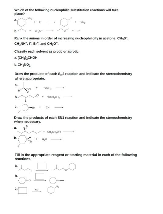 Solved Rank the following alkyl halides in order of | Chegg.com