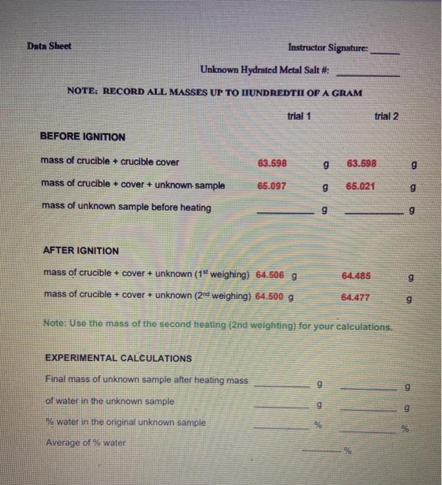 Solved Name: Section Pre-Laboratory Assignment 1. Name at | Chegg.com