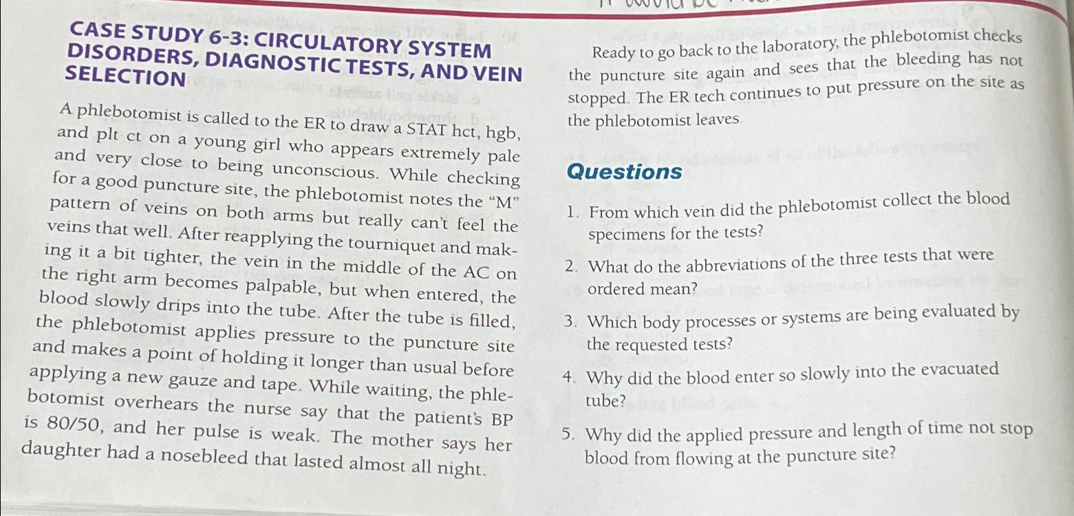 case study 6 3 circulatory system