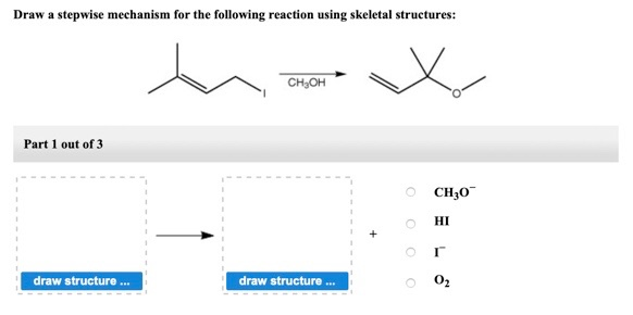 Solved Draw a stepwise mechanism for the following reaction | Chegg.com