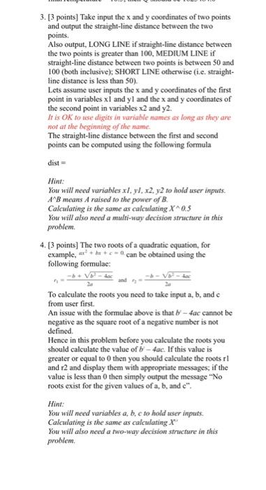 Solved Write Python programs for each of the following | Chegg.com
