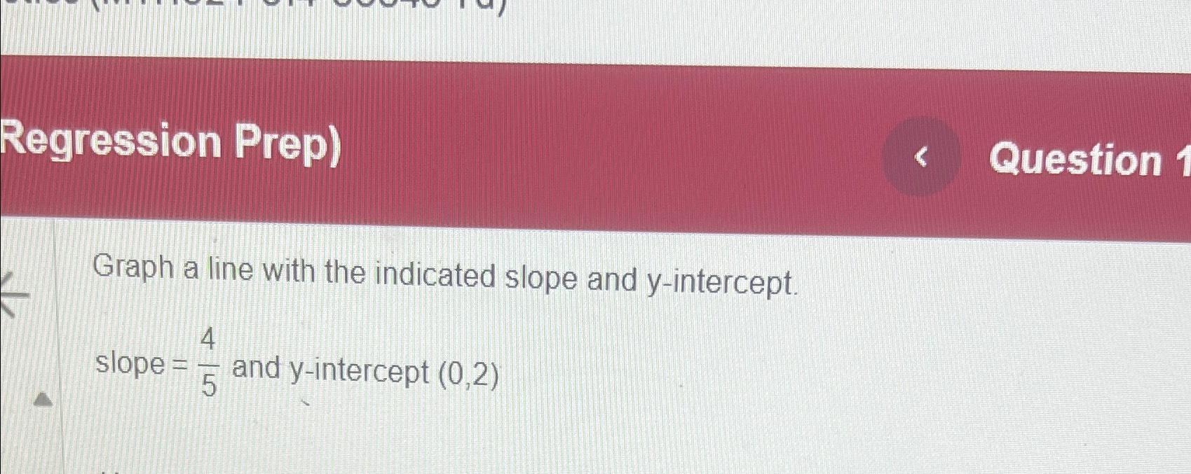 calculates the slope and y intercept of the regression line ppt