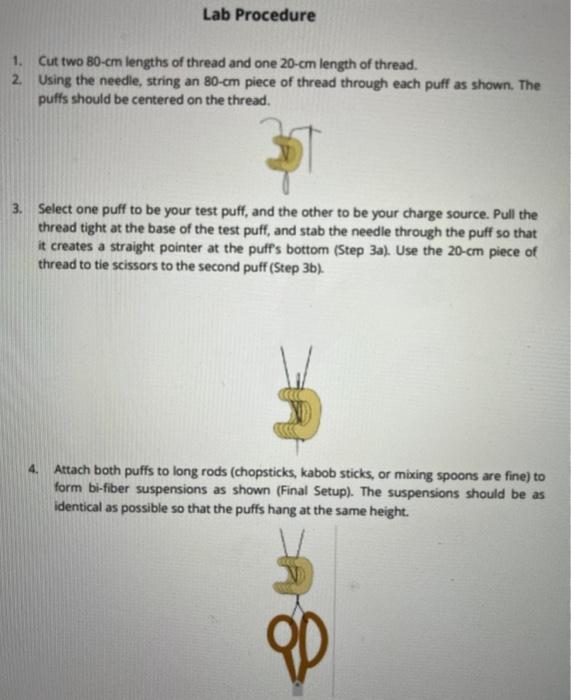 Needle and string clearance test