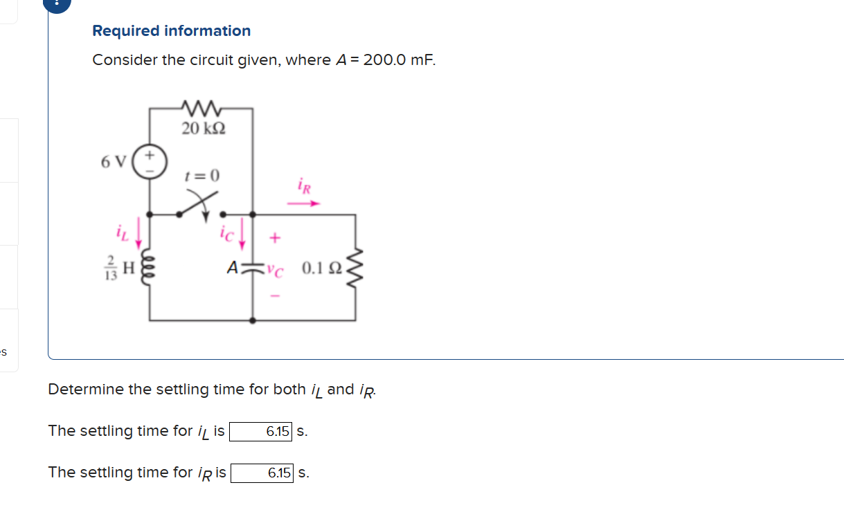 Solved Required InformationConsider The Circuit Given, Where | Chegg.com