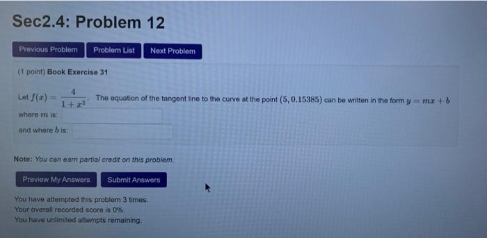 Solved Sec2.4: Problem 12 Previous Problem Problem List Next | Chegg.com