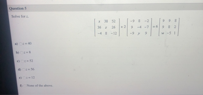 Solved 8 6 7 و 97 8 4 5 له بل 6 5 9 او 103 A Chegg Com