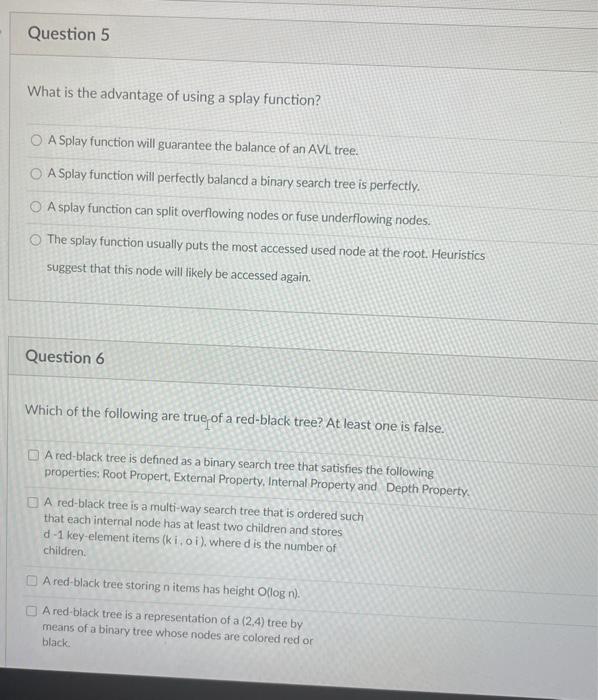 Solved Question 2 Consider a binary search tree with n nodes | Chegg.com