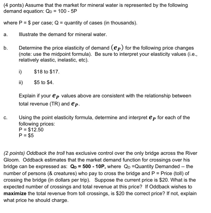 mineral water formula