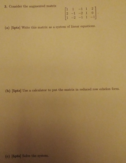 Solved Please answer all 3 parts of this question and | Chegg.com