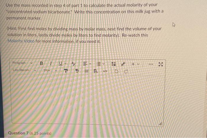 Solved Use the solution dilution equation (M1 V1=M2 V2) to | Chegg.com