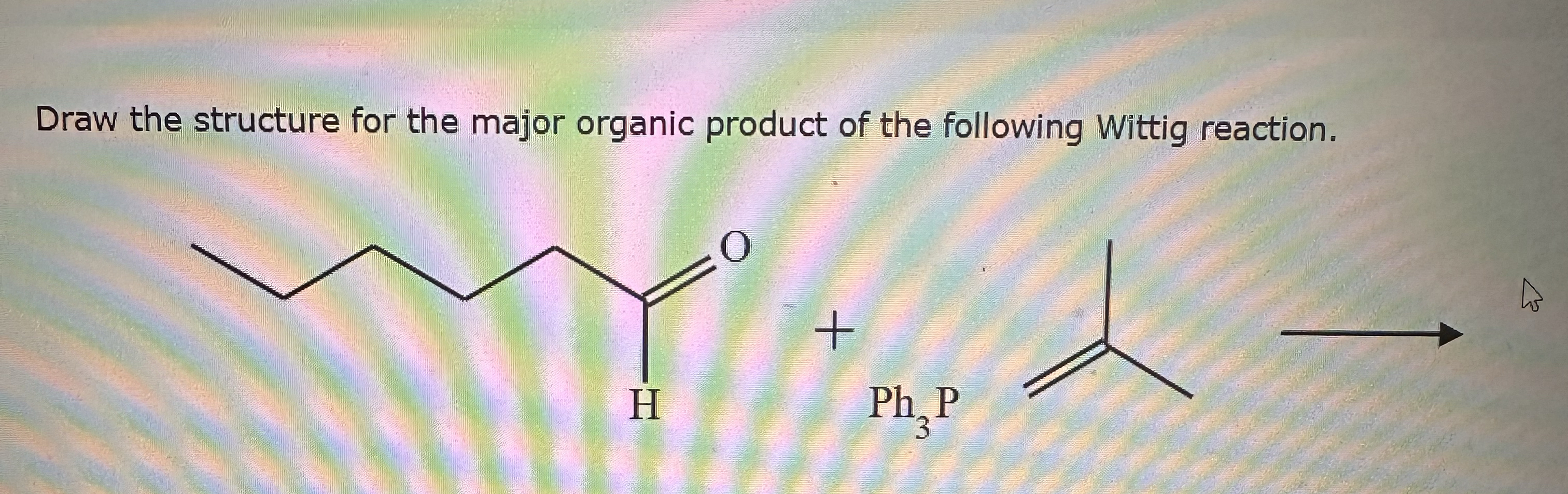 Solved Draw The Structure Of The Major Organic Product For Chegg Com