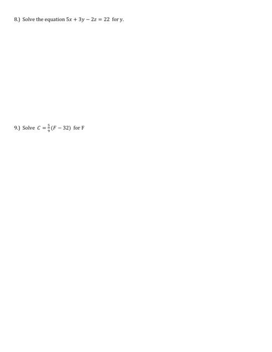 5y 8 3y 12 solve the equation