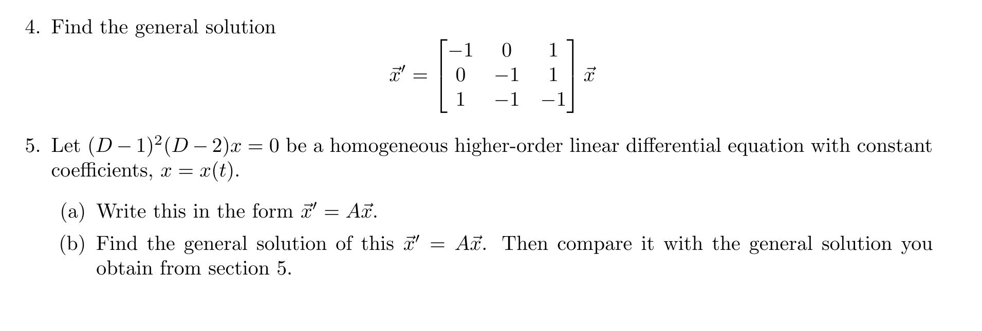 Solved Find the general | Chegg.com