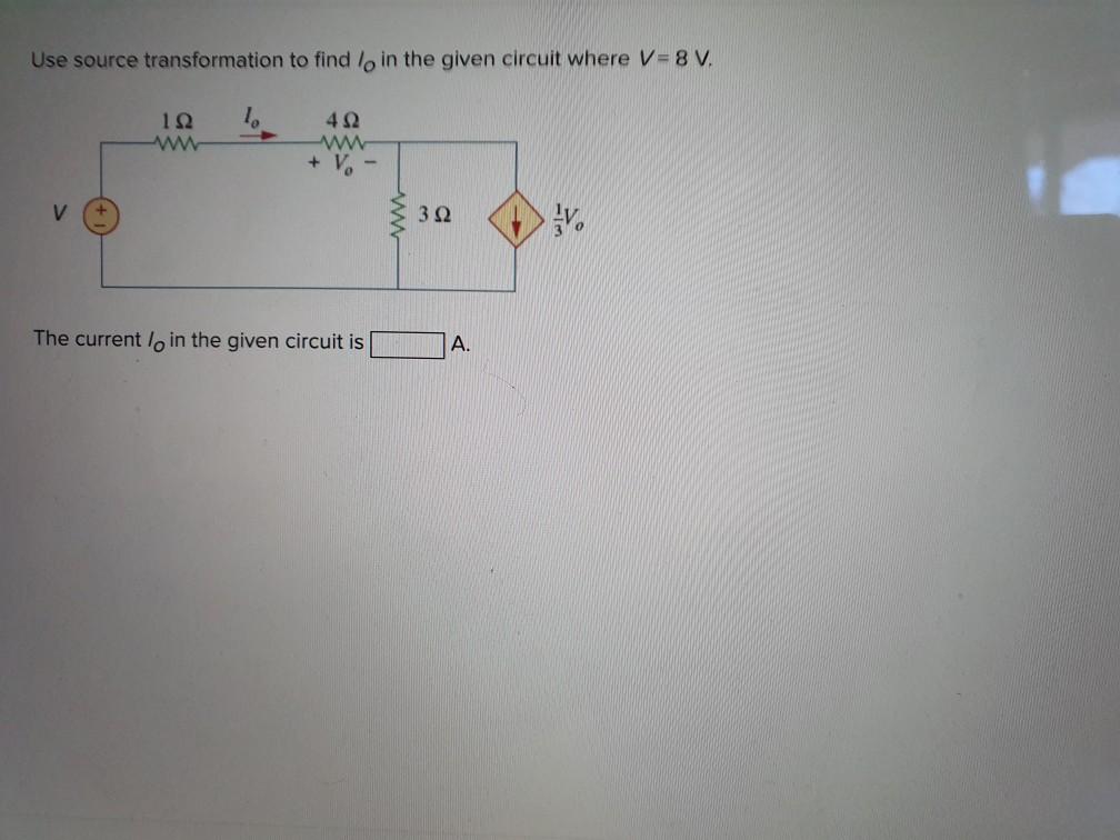 Solved Required information Consider the circuit given in | Chegg.com