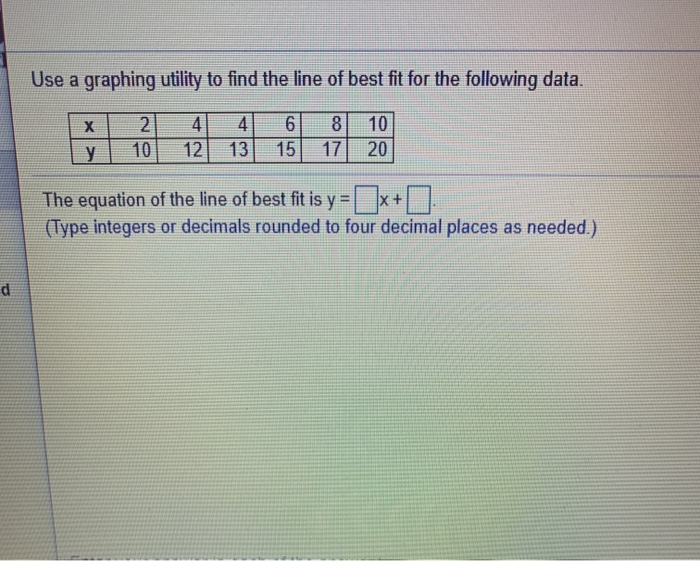 How to Find the Line of Best Fit