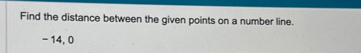 Solved Find the distance between the given points on a | Chegg.com