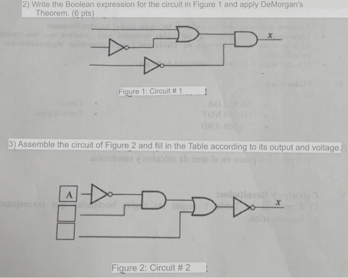 Solved 2) Write the Boolean expression for the circuit in | Chegg.com