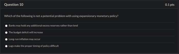 Solved Question 1 0.1 pts A decrease in interest rates will | Chegg.com