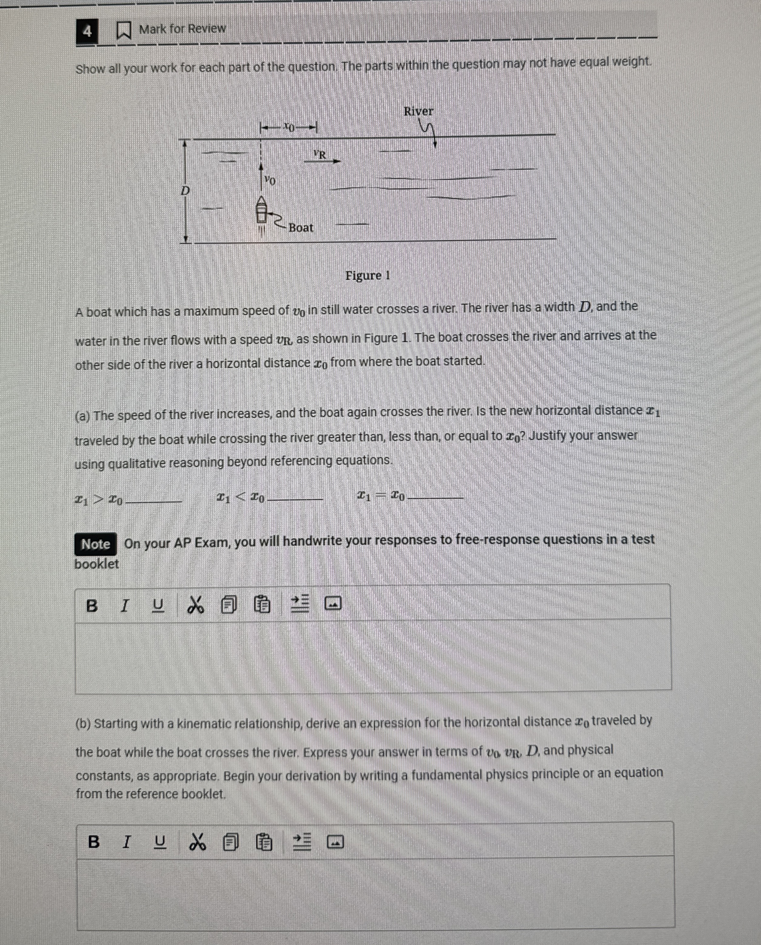 Solved Show all your work for each part of the question. The | Chegg.com