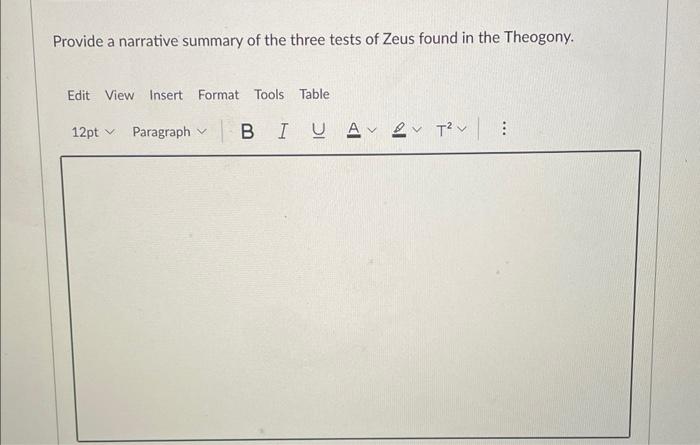 Solved Provide a narrative summary of the three tests of | Chegg.com