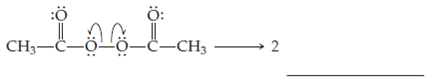 Solved The Homolysis Of The O O Bond In Diacetyl Peroxide Gives T Chegg Com