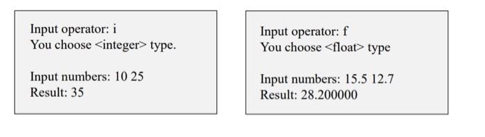 Solved Write a program to add two numbers. In this program, | Chegg.com