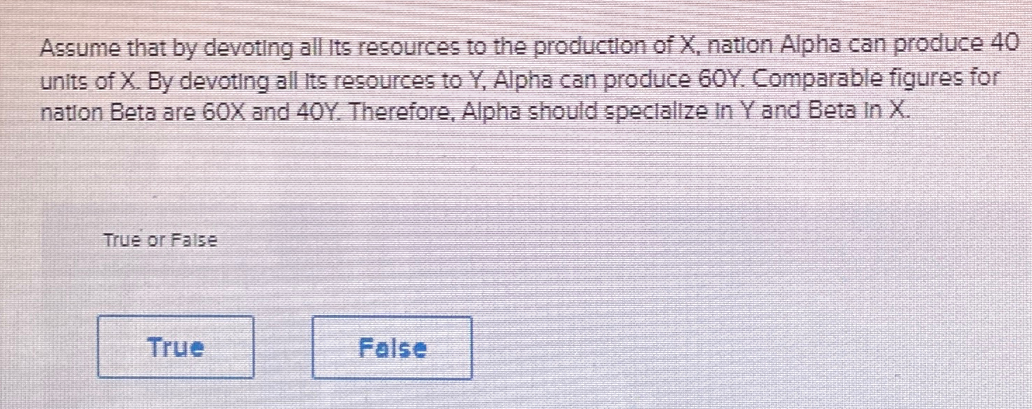 Solved Assume that by devoting all its resources to the | Chegg.com