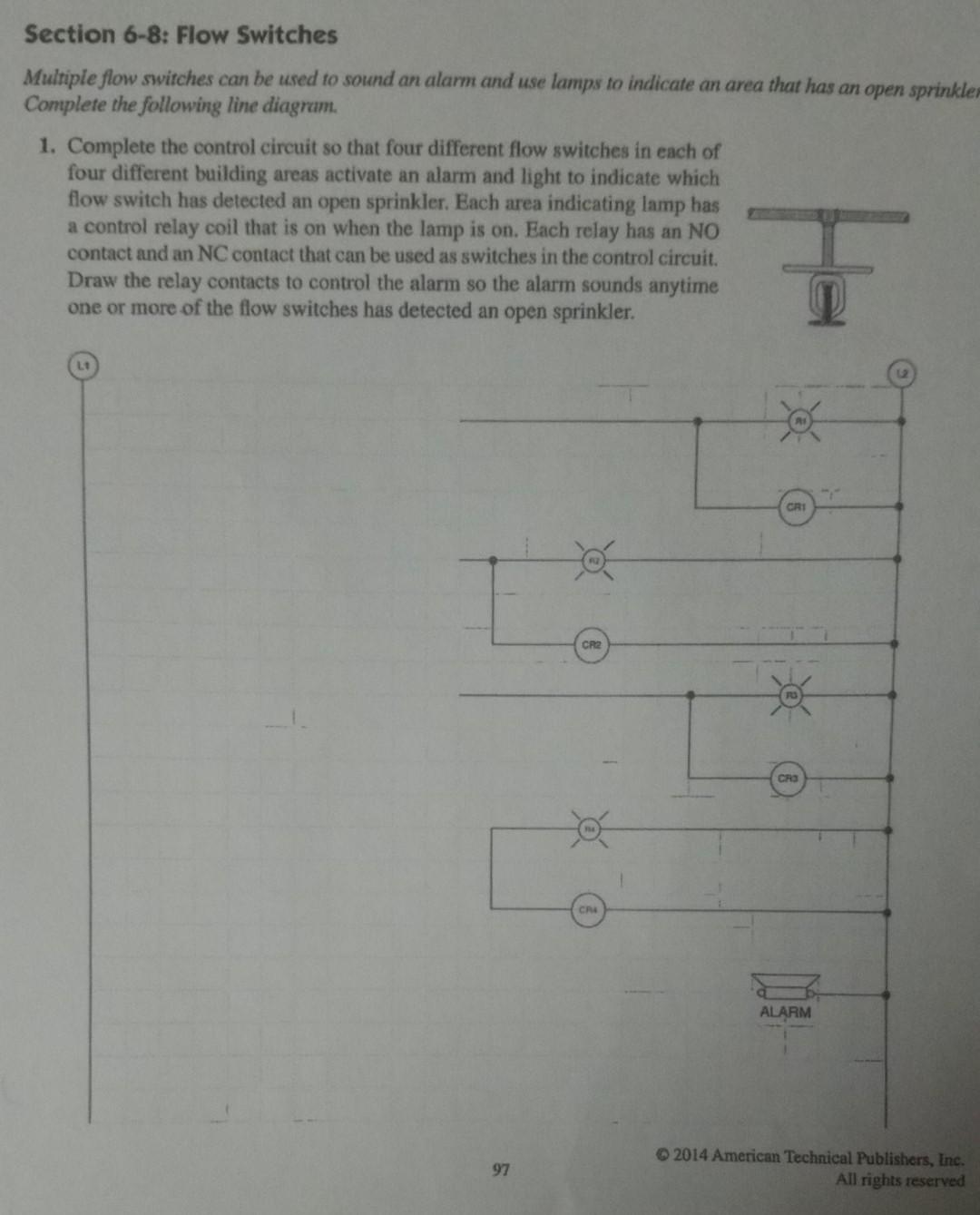 Solved Section 6-8: Flow Switches Multiple flow switches can | Chegg.com