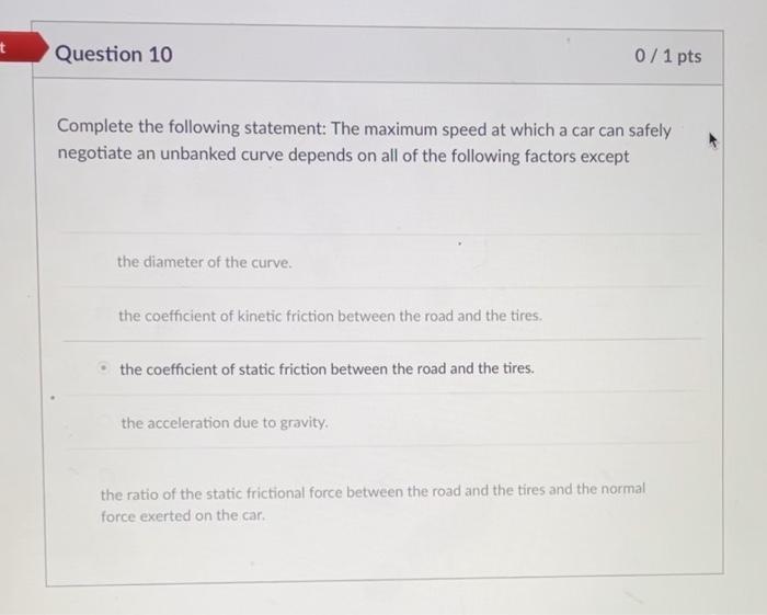 solved-complete-the-following-statement-the-maximum-speed-chegg