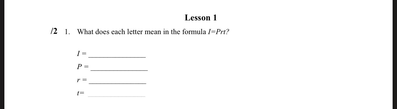 Solved Lesson 1 2 1 What Does Each Letter Mean In The Chegg solved-lesson-1-2-1-what-does-each-letter-mean-in-the-chegg
