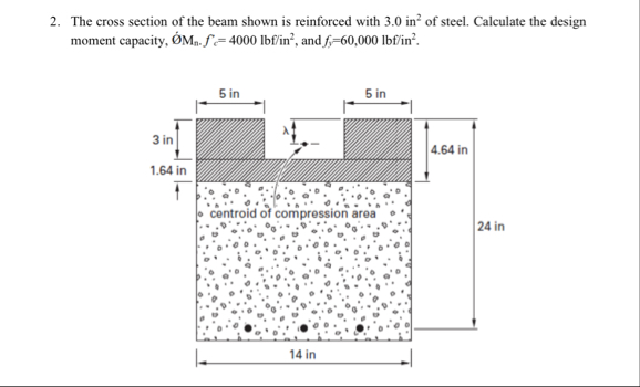 Solved The cross section of the beam shown is reinforced | Chegg.com