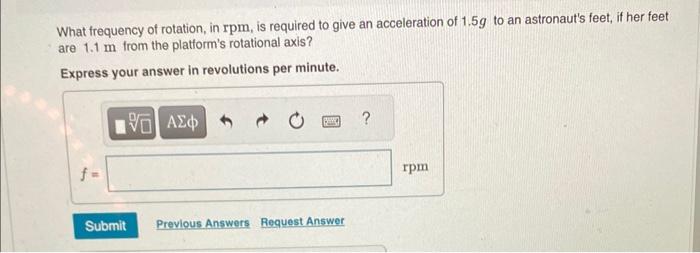 Solved Astronauts In The International Space Station Must Chegg Com