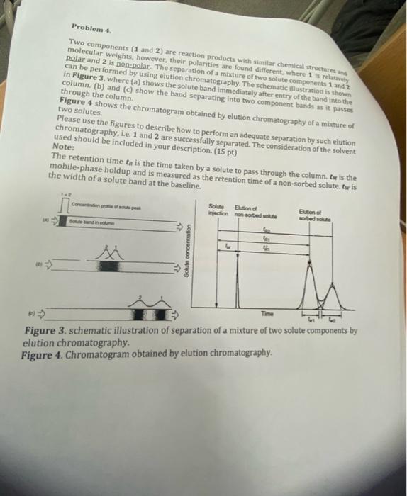 Solved Problem 4. Two components ( 1 and 2 ) are reaction | Chegg.com