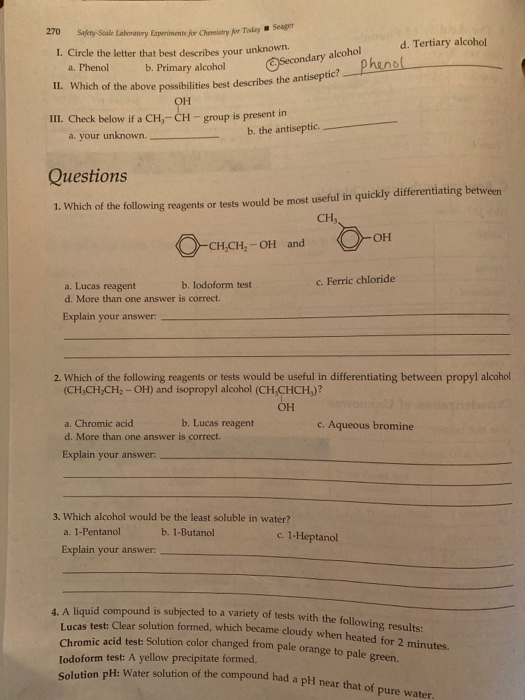 19 Experiment 1 9 Data And Report Sheet Reactions Of Chegg 