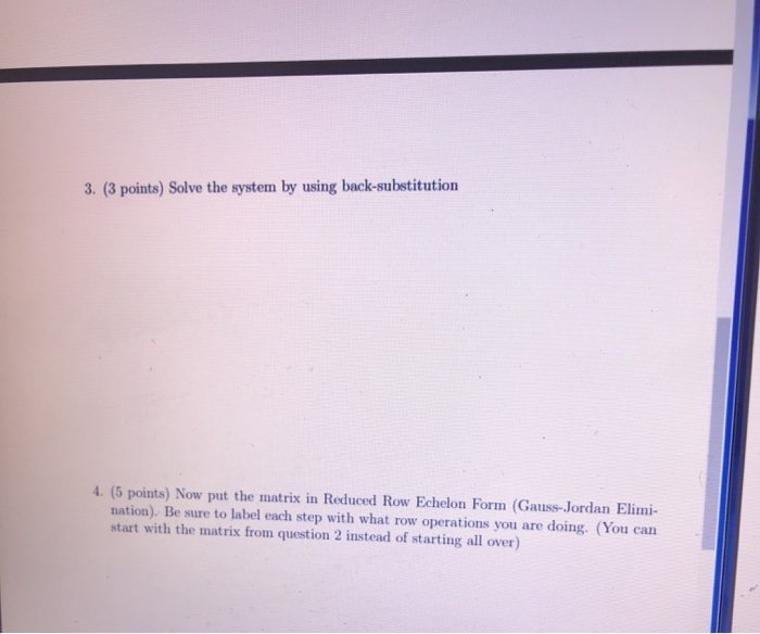 Solved For each problem, please clearly show all work and | Chegg.com